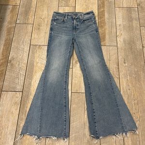 American Eagle Festival Flare Jeans Bell Bottoms size 6